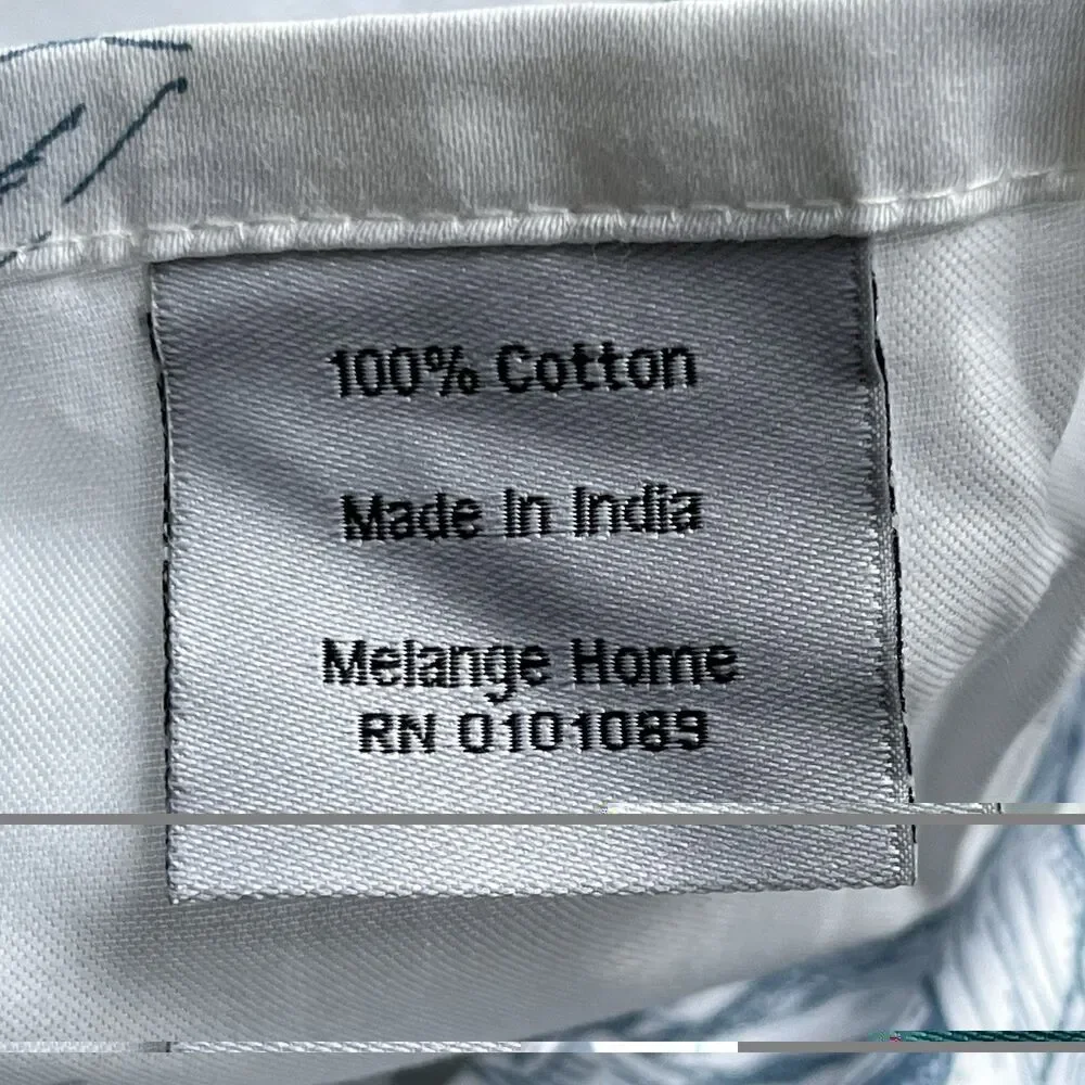 Melange Home 400 Thread Ct French Toile 3-pc King Duvet Set Cotton Shabby Chic